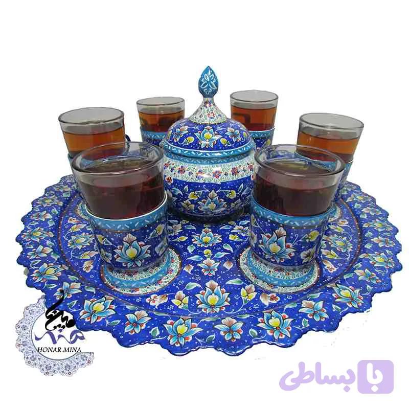 سرویس چایخوری میناکاری پرداز طرح2