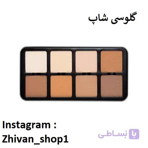 پالت کانتور خشک کارکتر مدل C-A301 دارای 8 رنگ جذاب