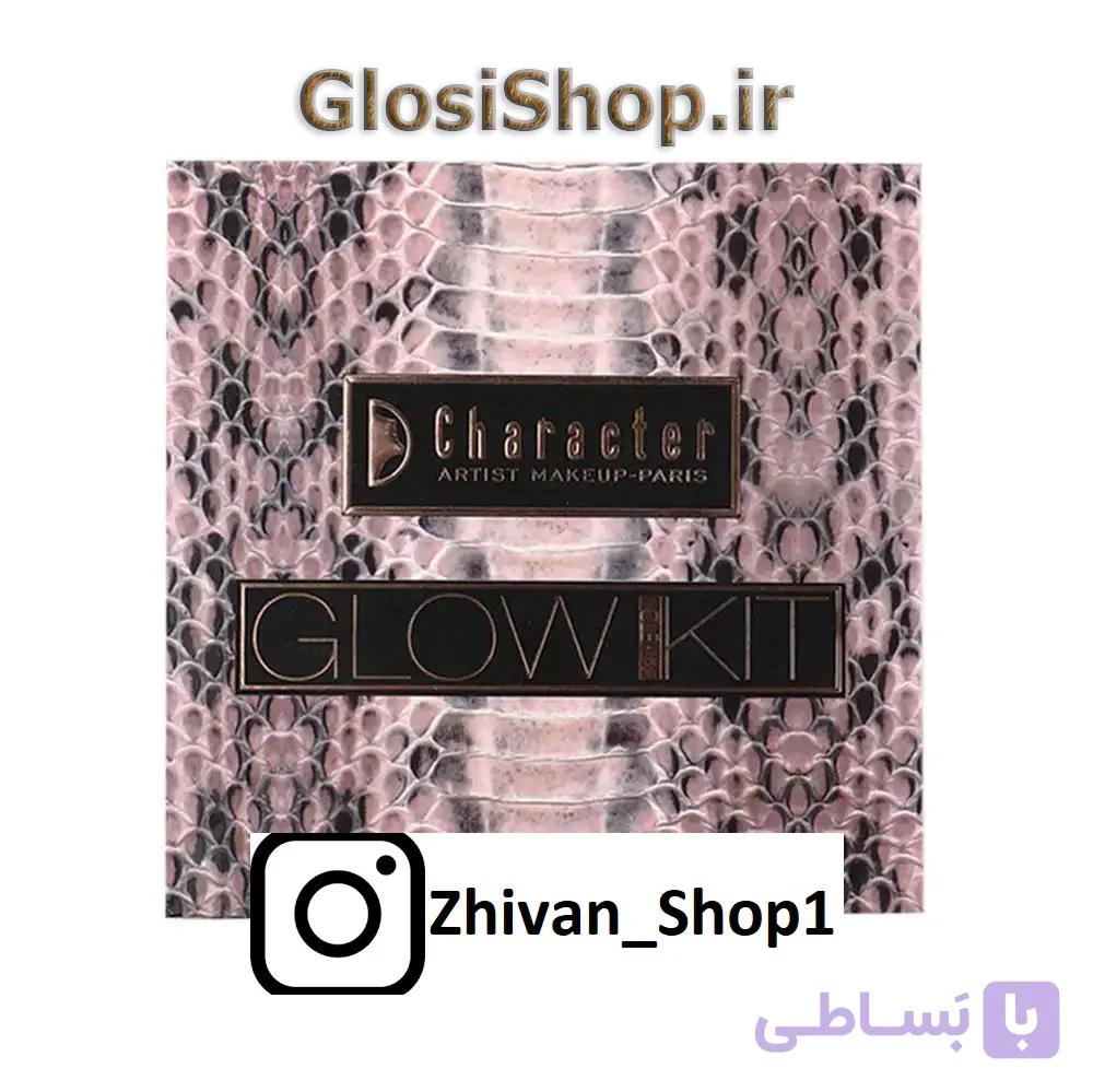 پالت هایلایتر کارکتر مدل GK004 جذاب 4 رنگ