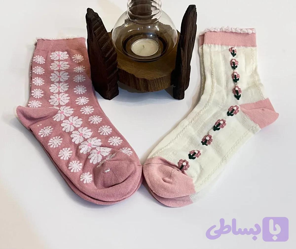 جوراب ساق بلند زنانه و دخترانه شیک