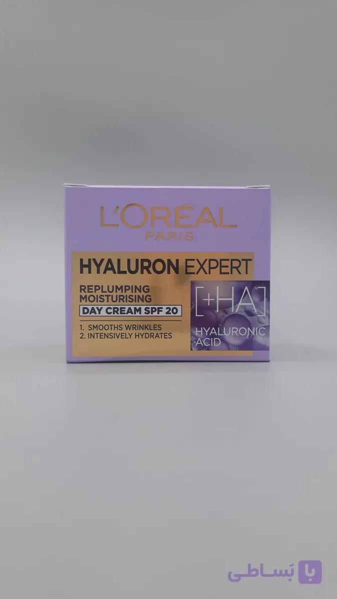 کرم آبرسان و ضدچروک روز لورآل HYALURON EXPERT — تصویر 1