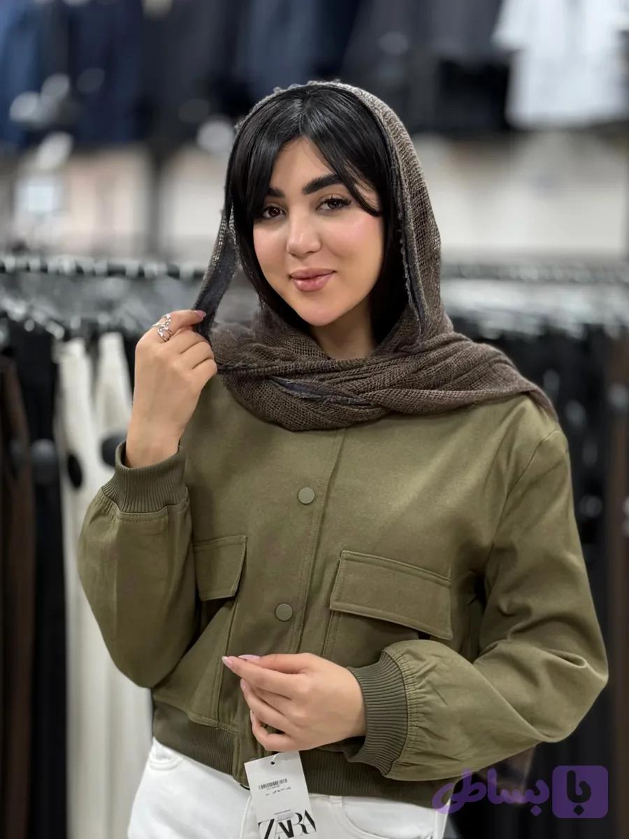 جکت بامبر یقه کش — تصویر 1