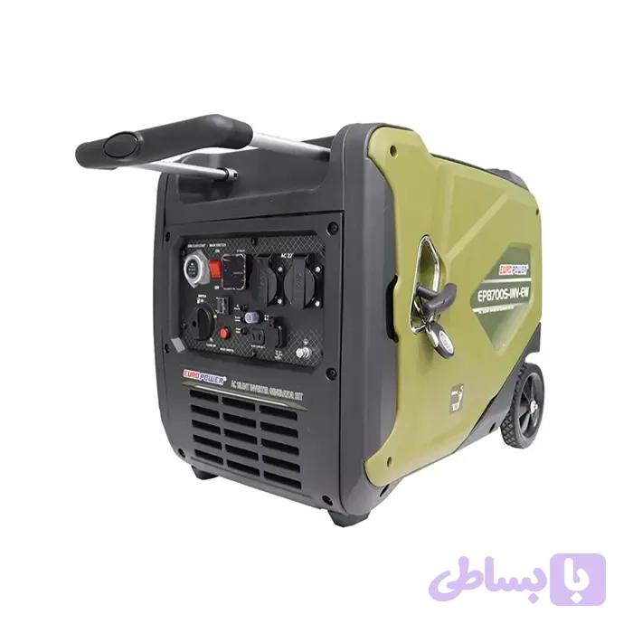 موتور برق ۹ کیلووات سایلنت دوگانه سوز یورو پاور مدل EP9700S-INV-EW-R-NG — تصویر 1