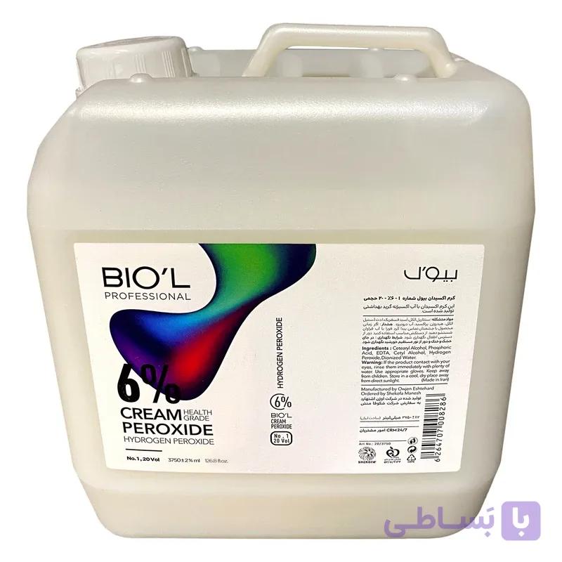 اکسیدان 6 درصد بیول Biol حجم 3750 میلی لیتر