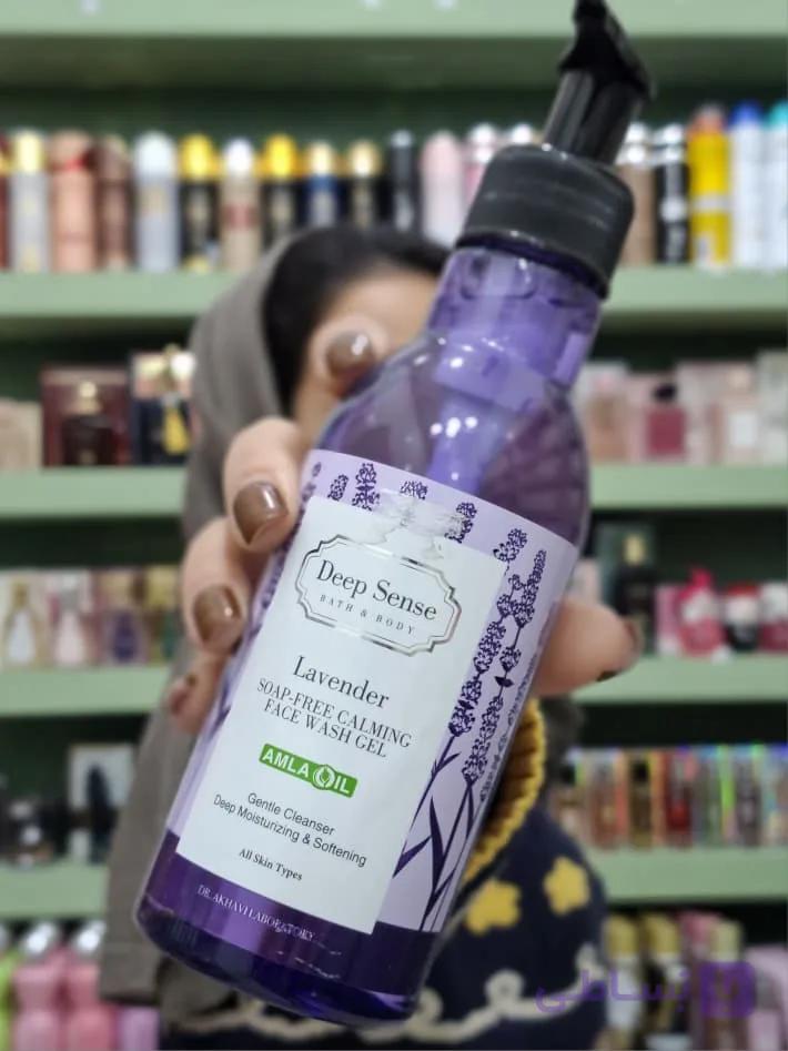 ژل شستشو صورت دیپ سنس مدل Lavender حجم 250میلی لیتر