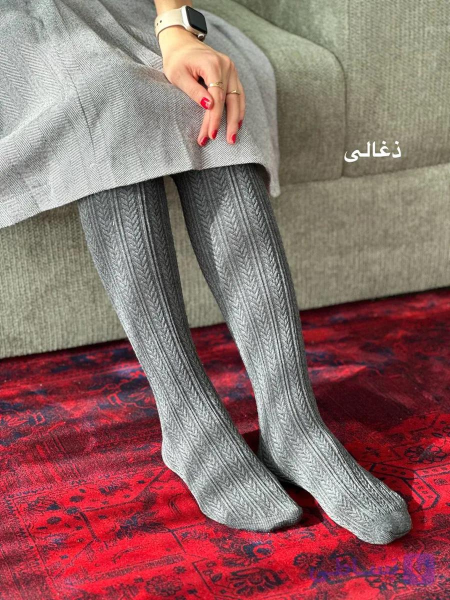 جوراب شلواری گندمی زنانه — تصویر 1