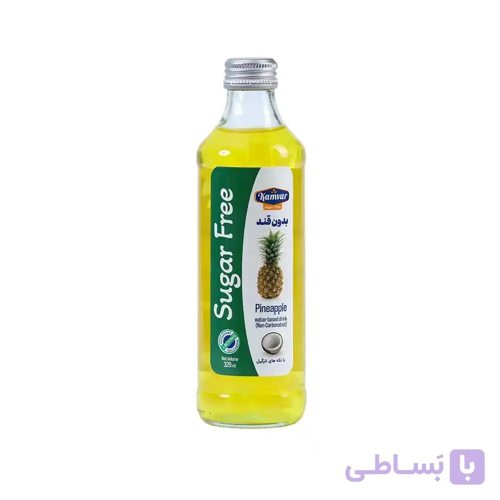نوشیدنی بدون قند و رژیمی آناناس کامور | 320 میلی‌لیتر