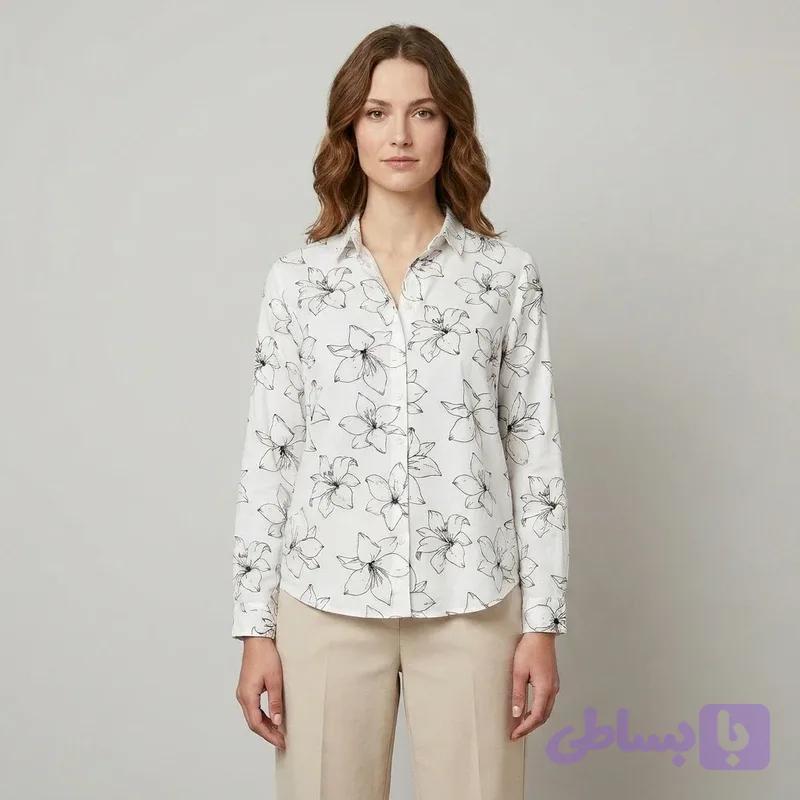 شومیز ساتن زنانه