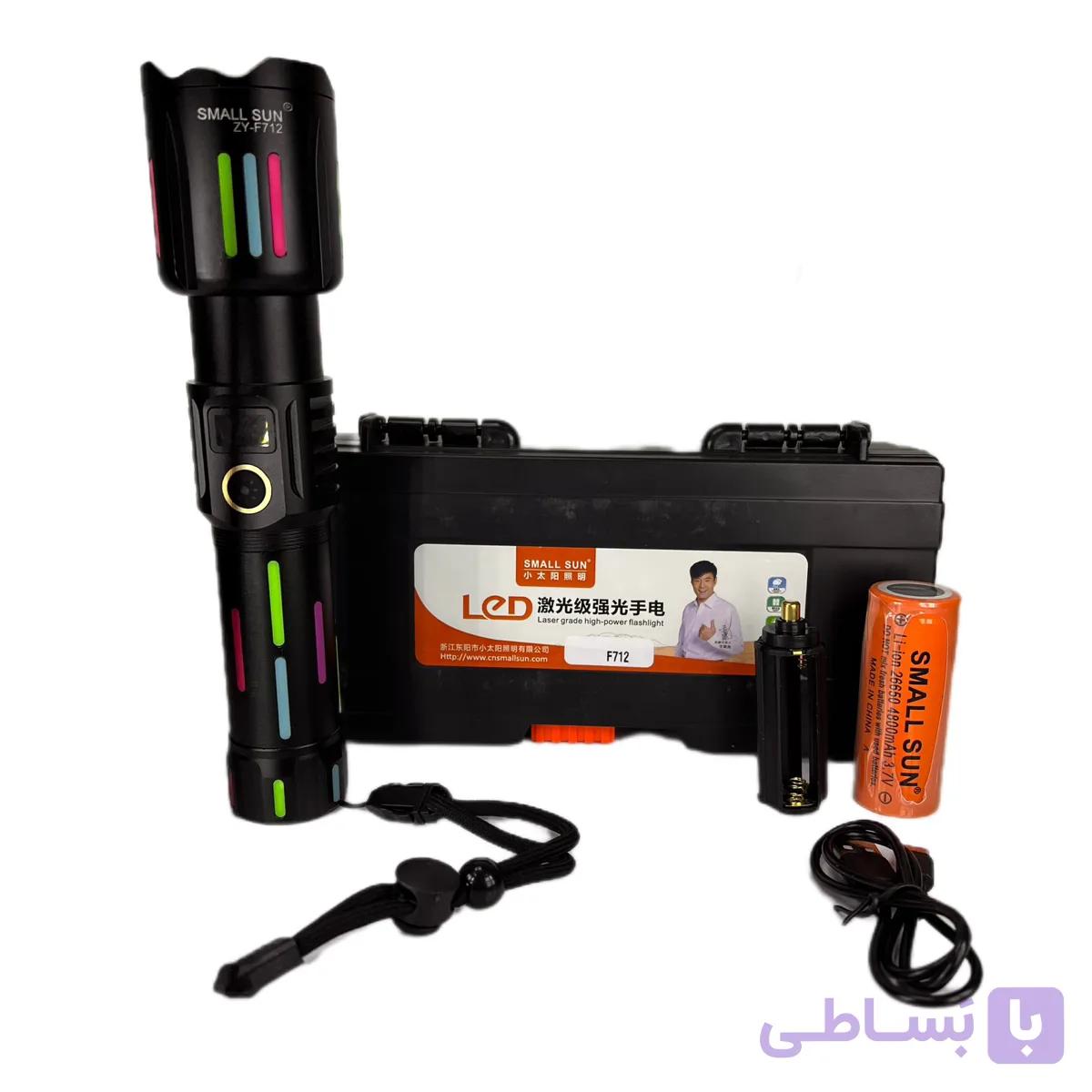 چراغ قوه اسمال سان (SMALL SUN) مدلZY-F712 — تصویر 1