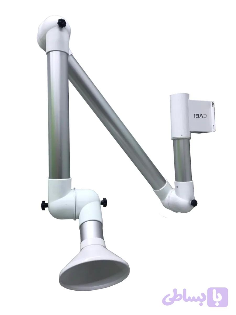 هود بازویی دیواری کلاهک پلاستیکی شفاف کروی طول ۱.۵ متر (کد EAW75396L-WTR)