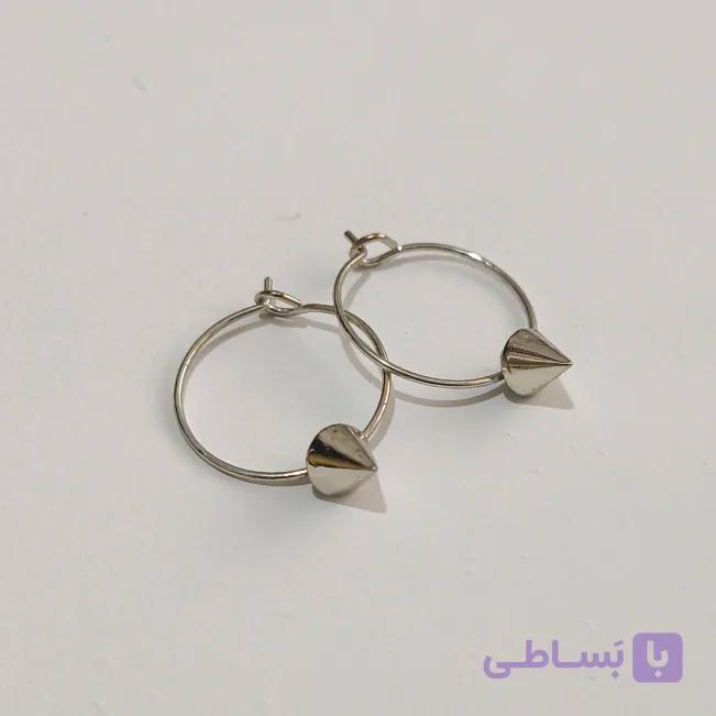 گوشواره نقره ای مدل اسپایک