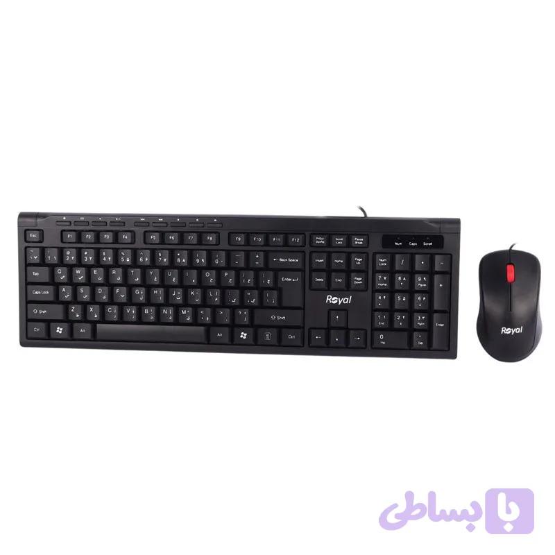 کیبورد و موس رویال RKM-720 — تصویر 1