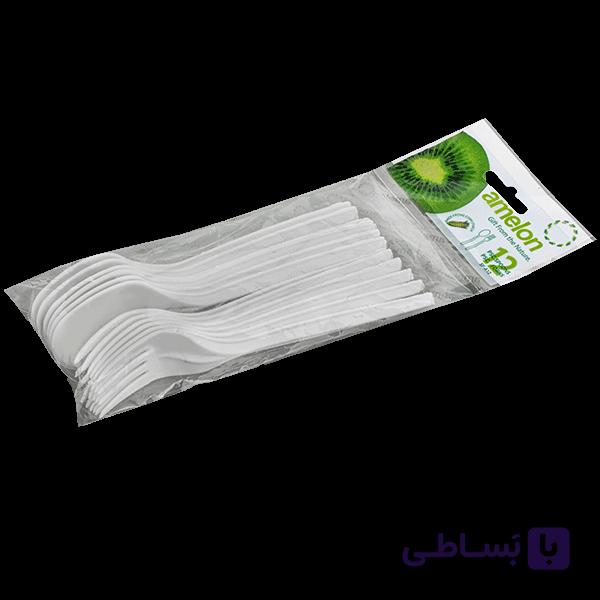 آملون قاشق چنگال 12عددي