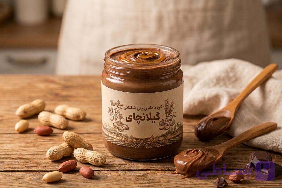 کره بادام زمینی شکلاتی