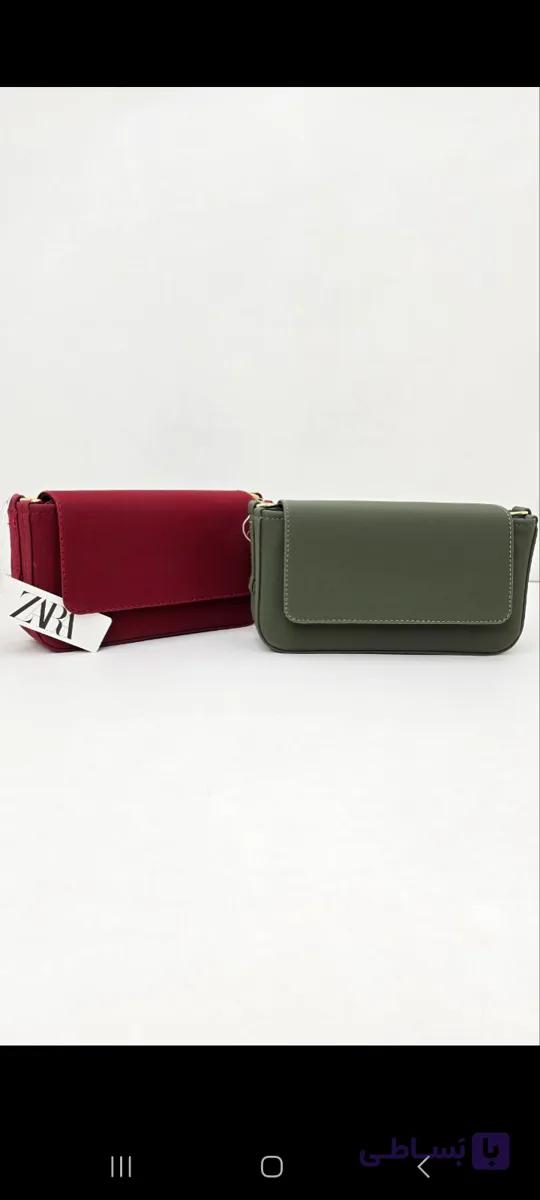 کیف دخترانه شیک و ساده برند زارا با جنس قابل شست و شو خارجی، کیف ترند دخترانه زارا zara. کیف دوشی پاسپورتی