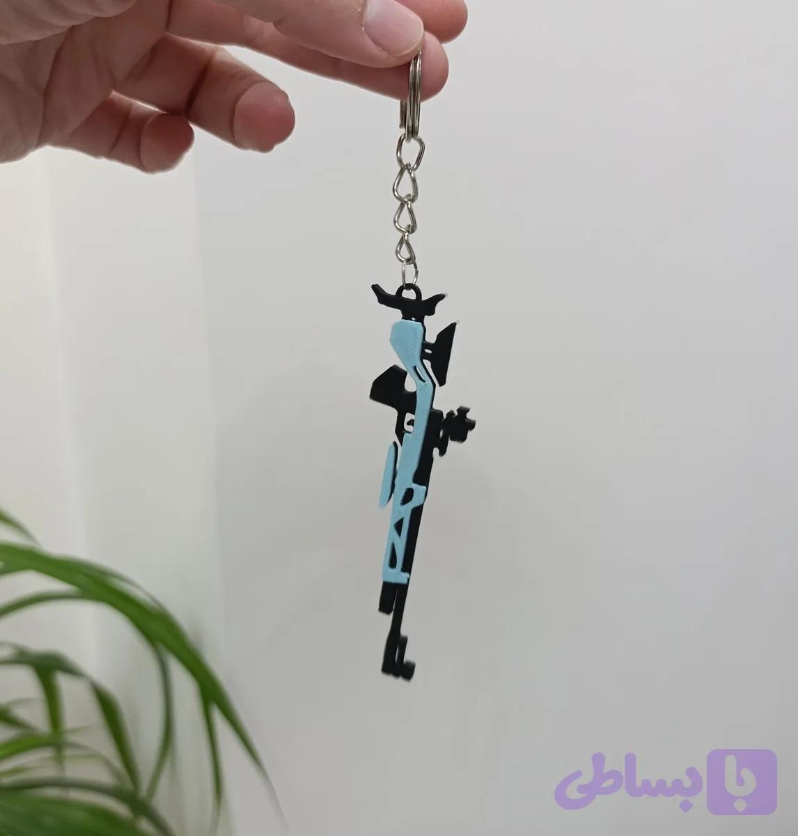 جاکلیدی طرح تفنگ بادی — تصویر 1