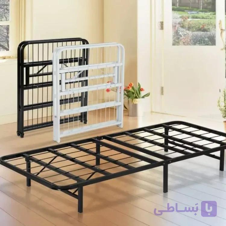 کفی تختخواب فلزی تاشوی 195x75x25