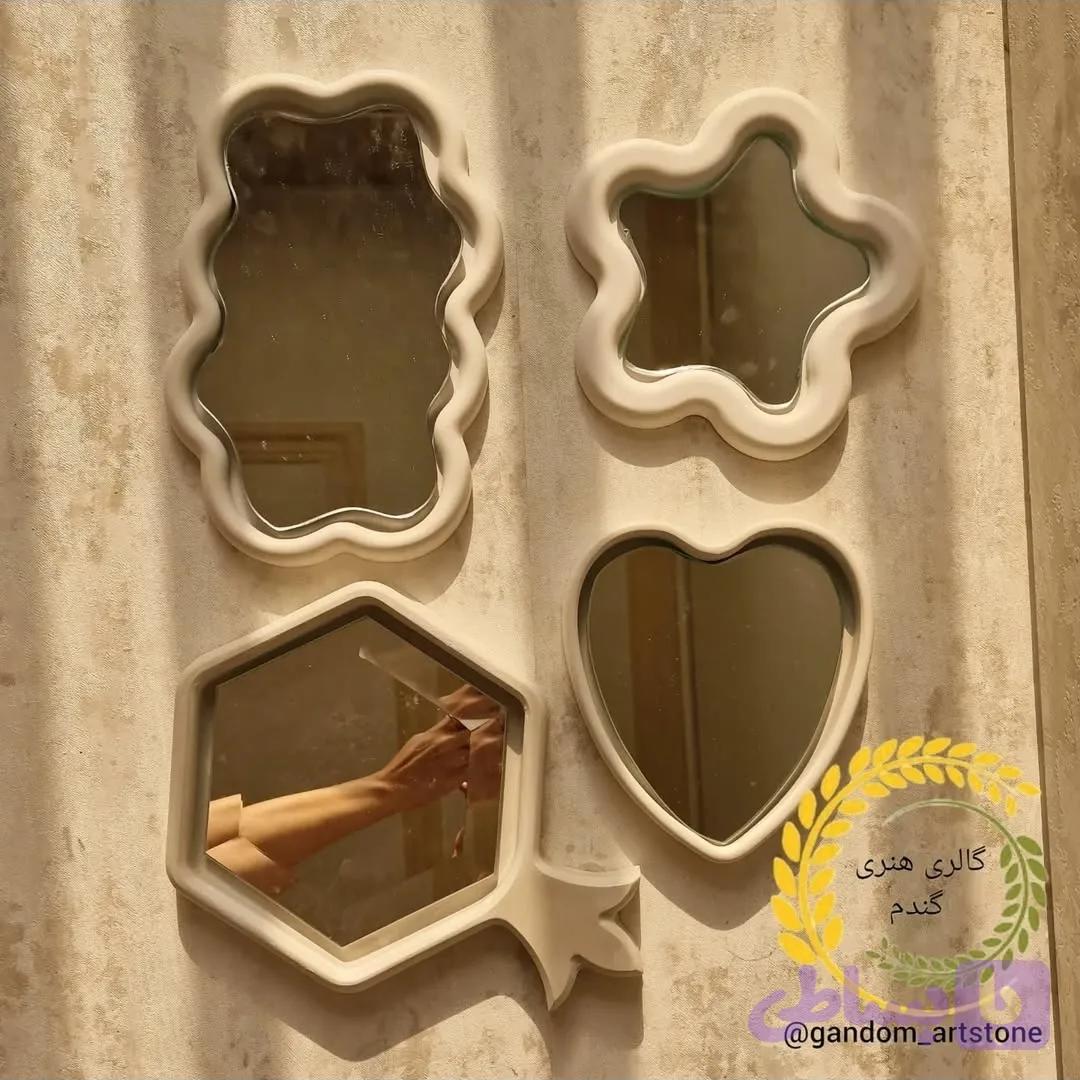 آینه پینترستی دکوری مجموعه 4عددی