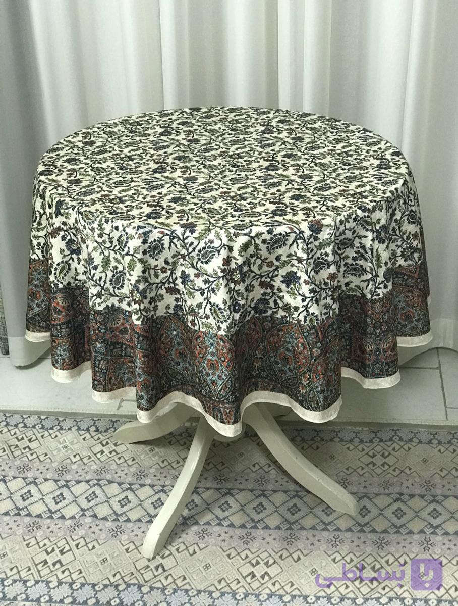 رومیزی طرح گلستانه