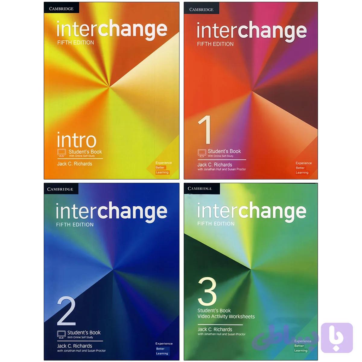مجموعه کتاب 4 جلدی Interchange ویرایش پنجم