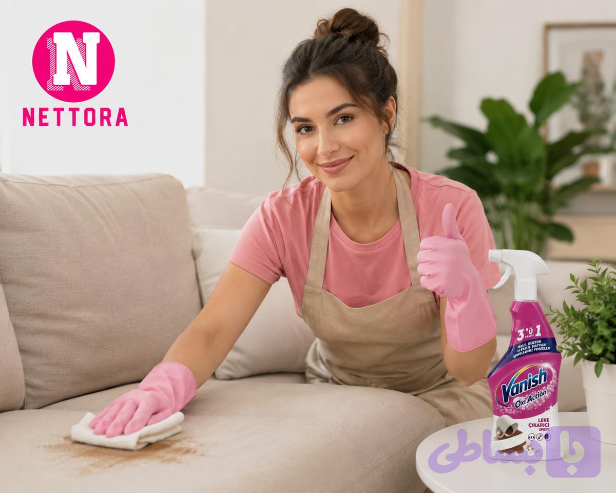 اسپری لکهبر مبلمان و پارچه ونیش Oxi Action 3in1