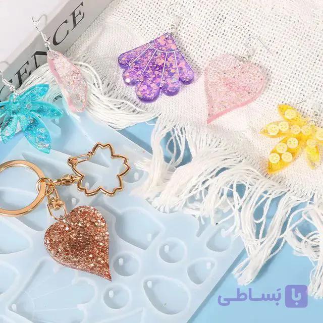 قالب سیلیکونی ست گوشواره وارداتی — تصویر 1