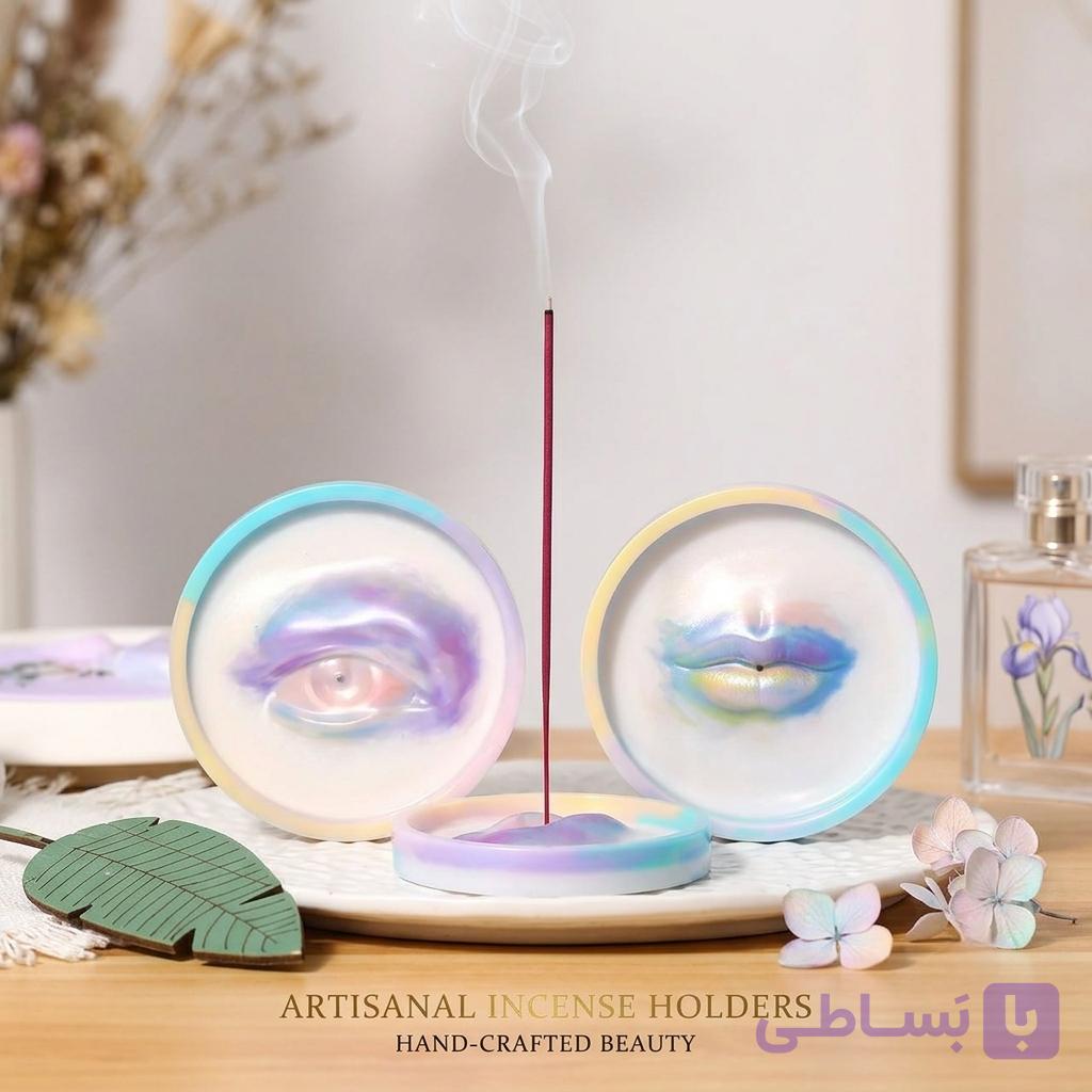 قالب سیلیکونی جاعودی طرح چشم و لب — تصویر 1
