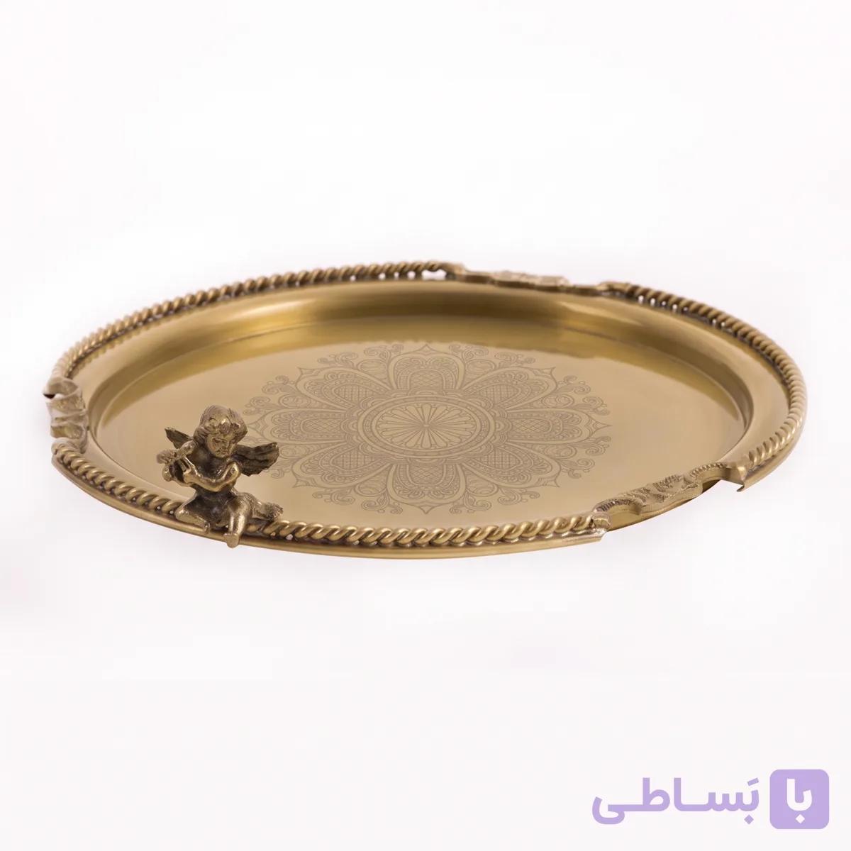 پیش دستی تک برنجی کویین — تصویر 1