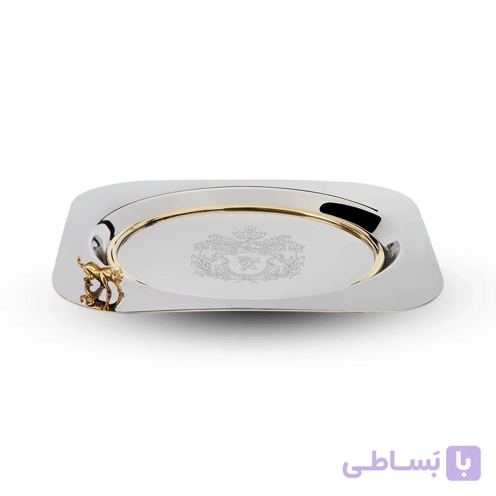 پیش دستی تک استیل و برنج امپریال — تصویر 1