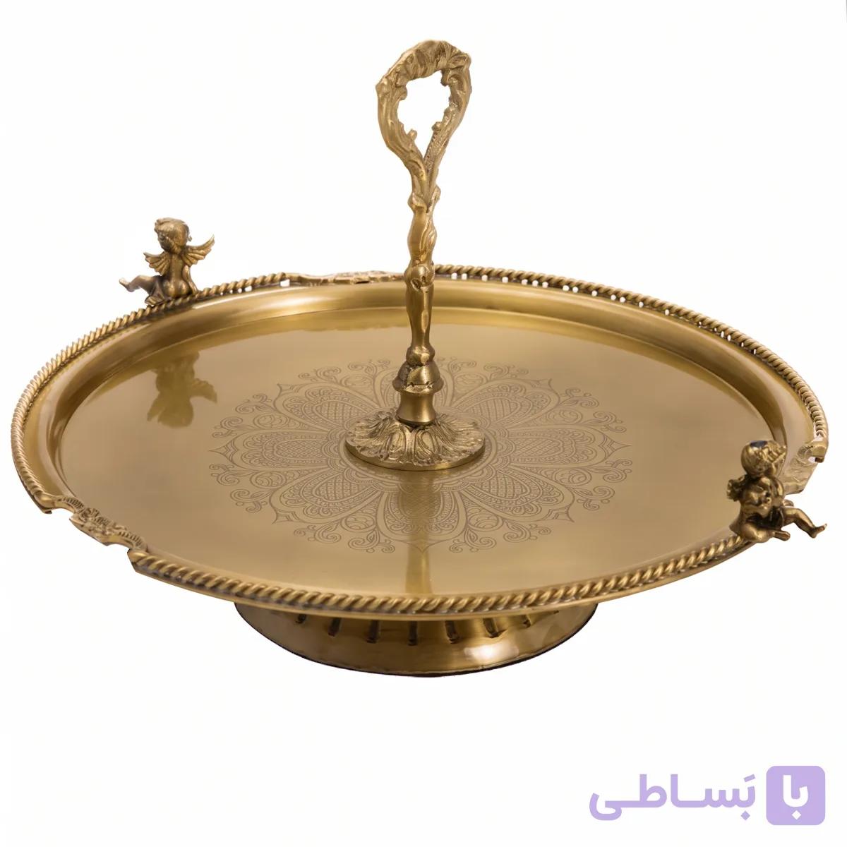 شیرینی خوری تک طبقه برنجی کویین — تصویر 1