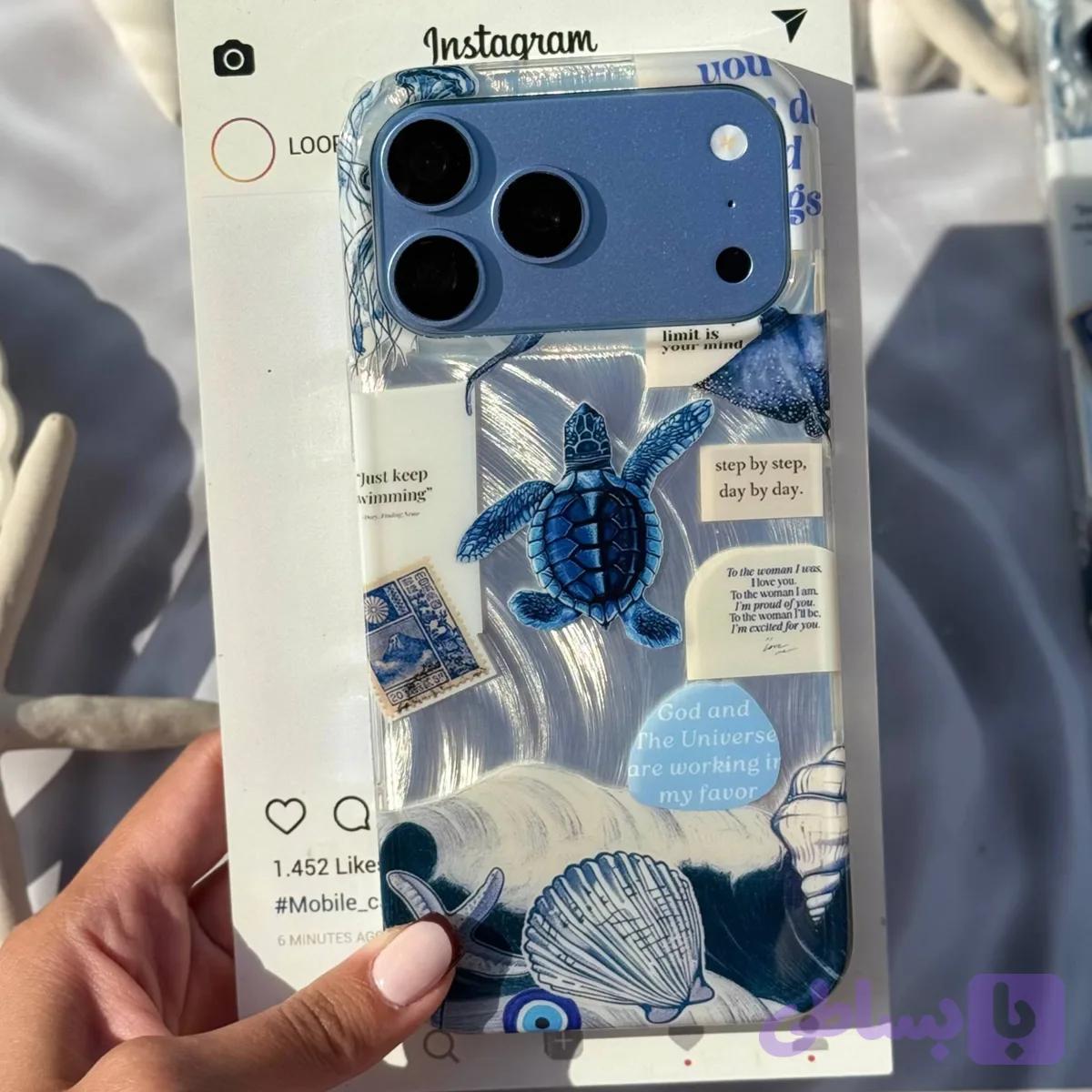 قاب گوشی موبایل لاکپشت دریایی/ Imd Sea Turtle(کد my0499) — تصویر 1
