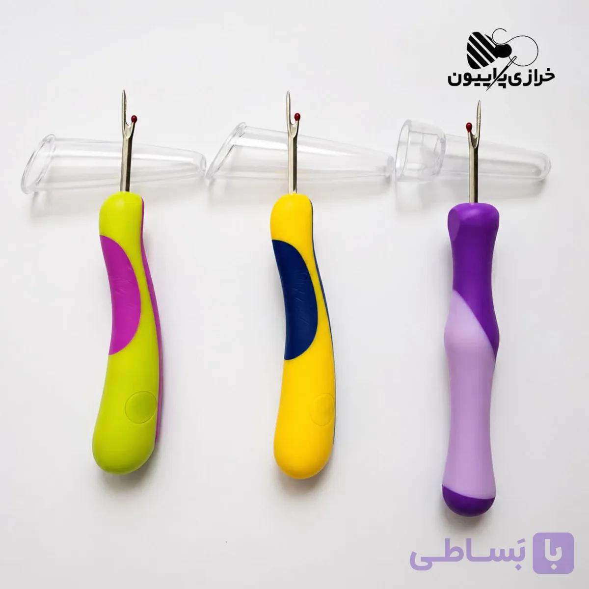 بشکاف خیاطی دسته ارگونومیک رنگی با محافظ — تصویر 1
