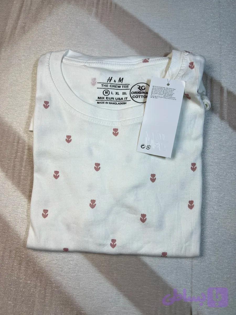 تیشرت کبریتی طرح دار H&M