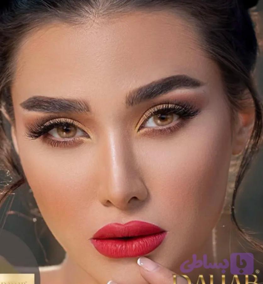 لنز چشم عسلی روشن — تصویر 1