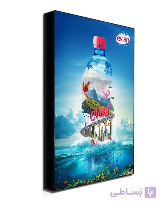پروفیل لایت باکس فریم لس ۴٫۵ سانتی متر یکطرفه نقره ای *طرح قدیم* (متر طول) — تصویر 1