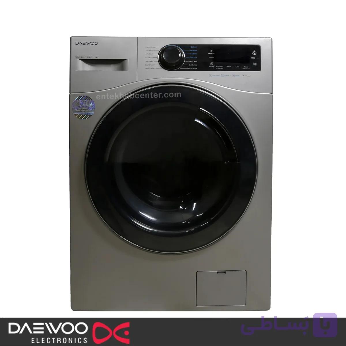 ماشین لباسشویی دوو سری سنیور 9 کیلویی مدل DWK-SE990S — تصویر 1