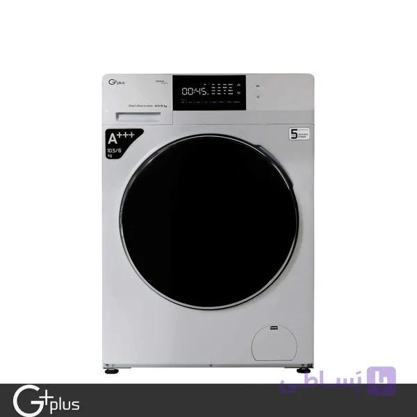 ماشین لباسشویی جی پلاس 10.5 کیلویی مدل GWM-KD1049S رنگ نقره ای — تصویر 1