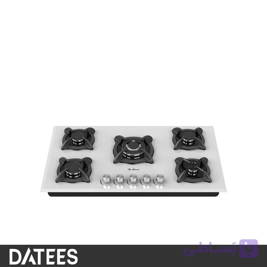 اجاق گاز صفحه ای داتیس مدل DG512 Ultra رنگ سفید — تصویر 1
