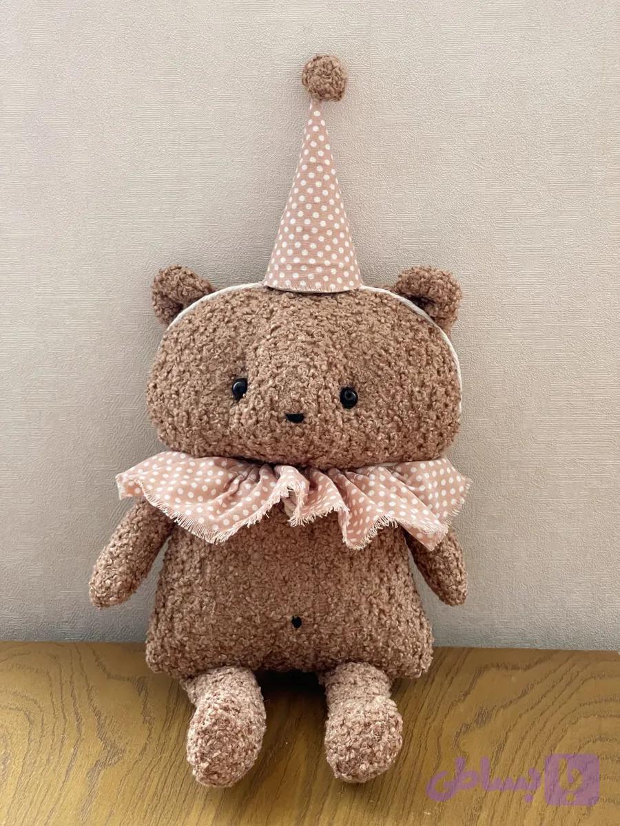🧸 عروسک پارچهای تدی دستساز