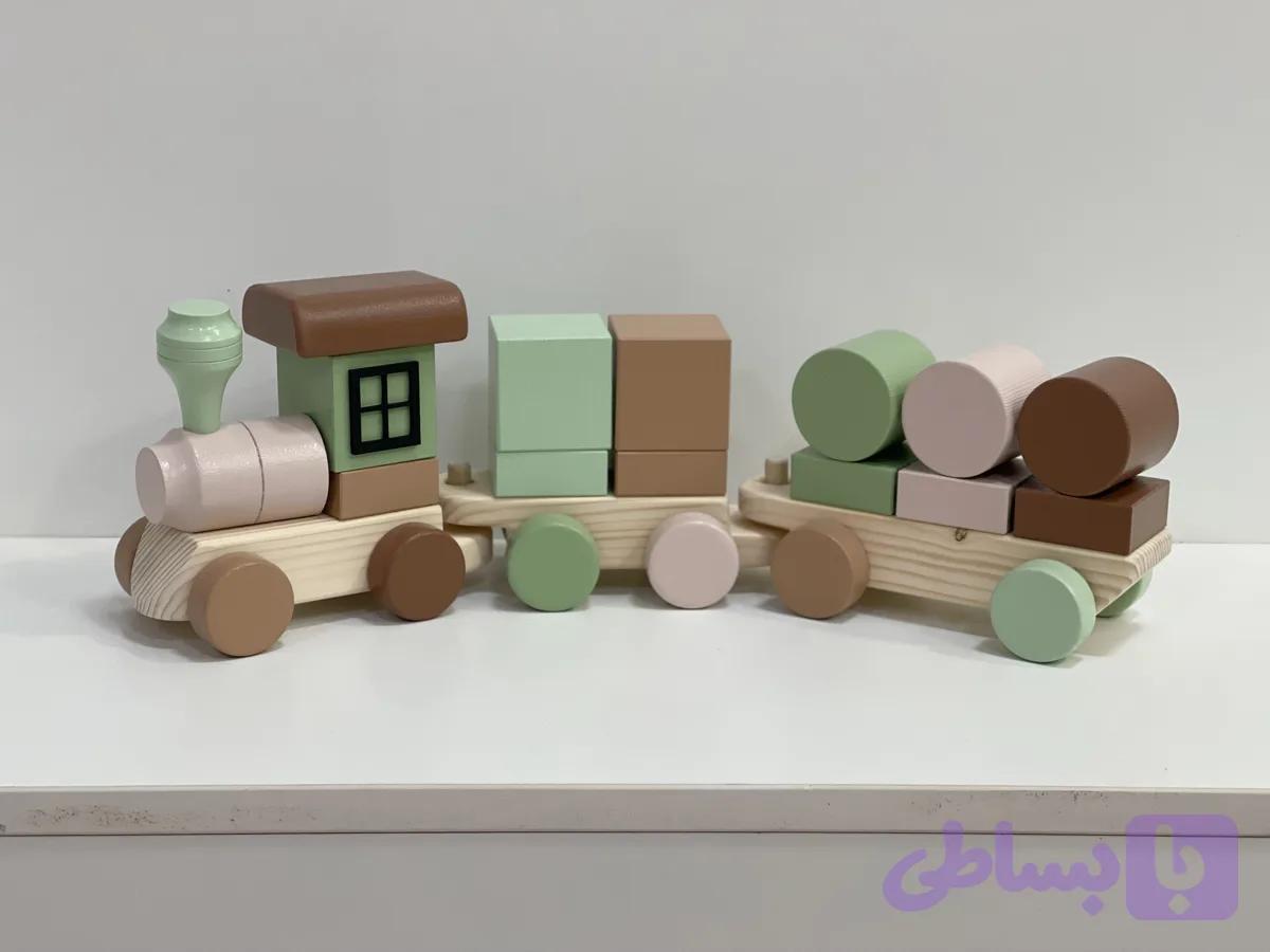 قطار چوبی مونته سوری ساده 🚂