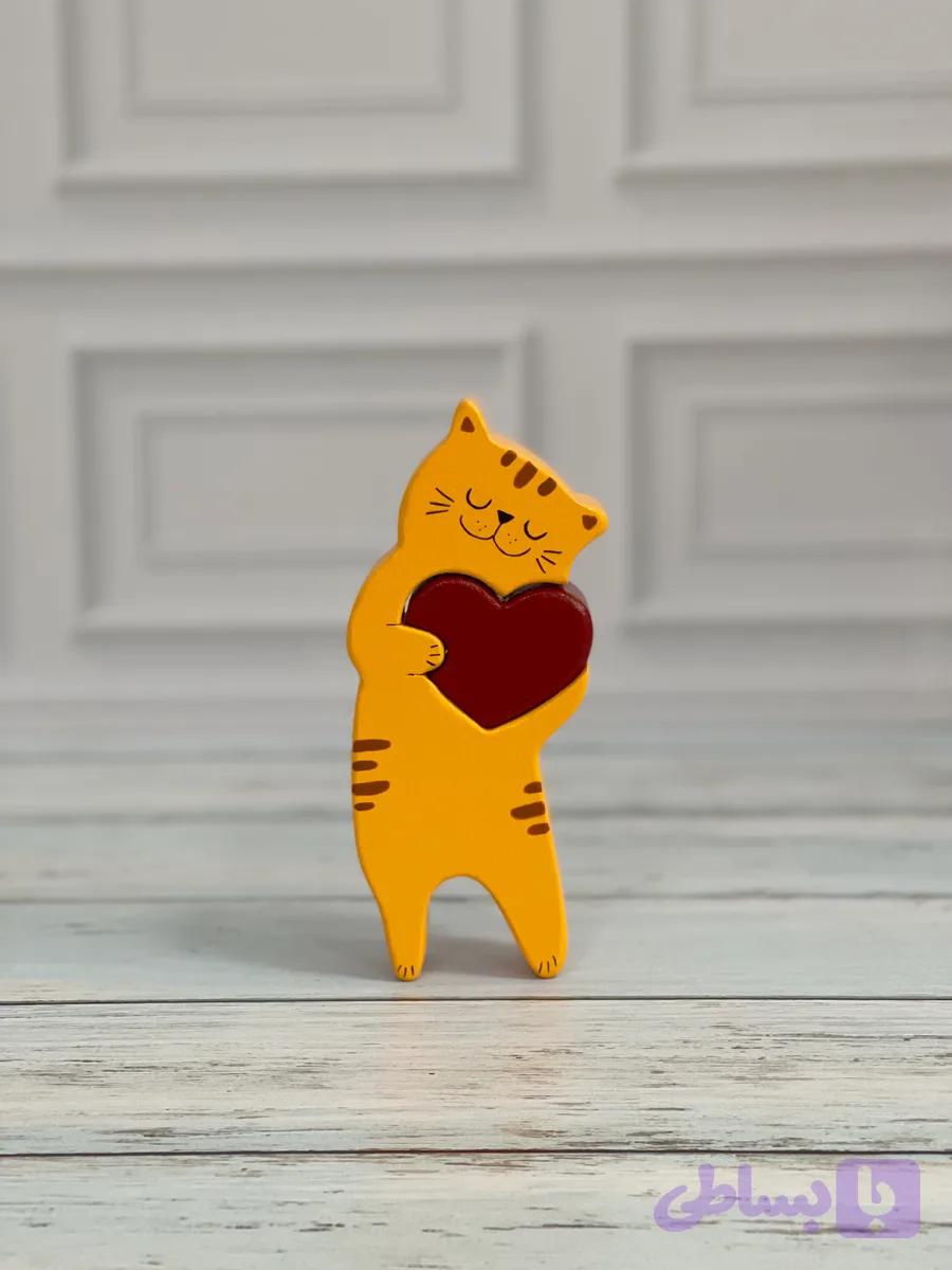 پازل گربه و قلب (کد JF82V)