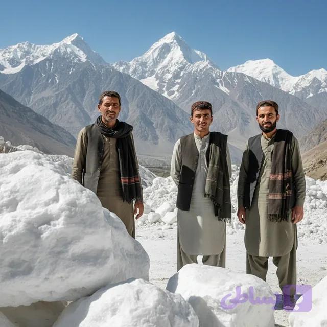 تالک افغان مش 2500 فوق سفید ممتاز یک کیلویی — تصویر 1
