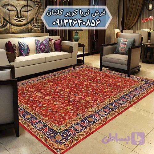 فرش قرمز سنتی چاپی