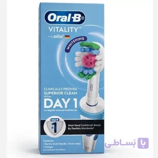 مسواک برقی سفید کننده اورال بی Oral-B VITALITY WHIENING - فروشگاه اینترنتی مری شاپ