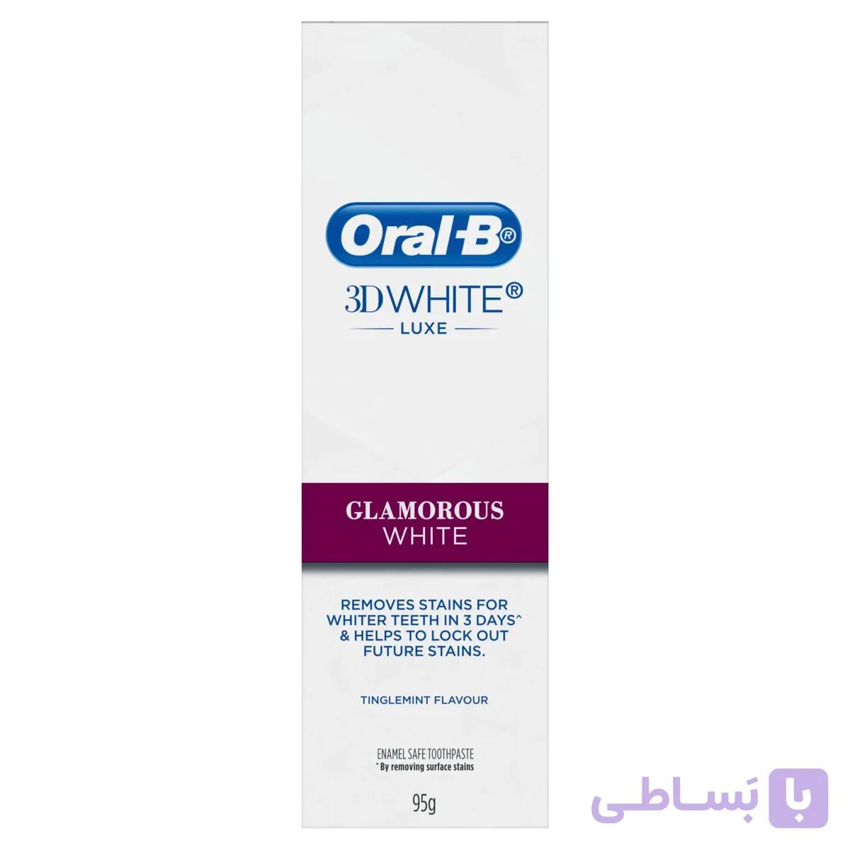 خمیر دندان سفید کننده اورال بی Oral-B 3D WHITE - فروشگاه اینترنتی مری شاپ