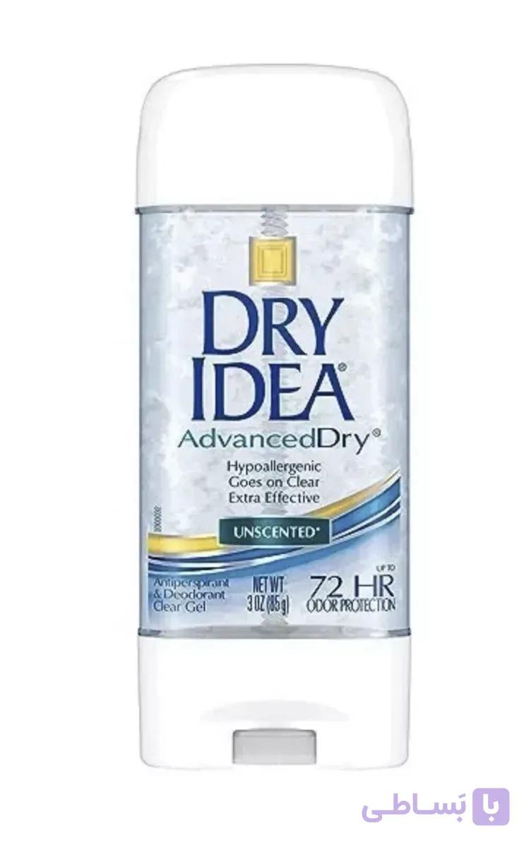 مام ژله ای 72ساعته درای آیدیا DRY IDEA مدل UNSCENT بدون بو مناسب پوست حساس - فروشگاه اینترنتی مری شاپ