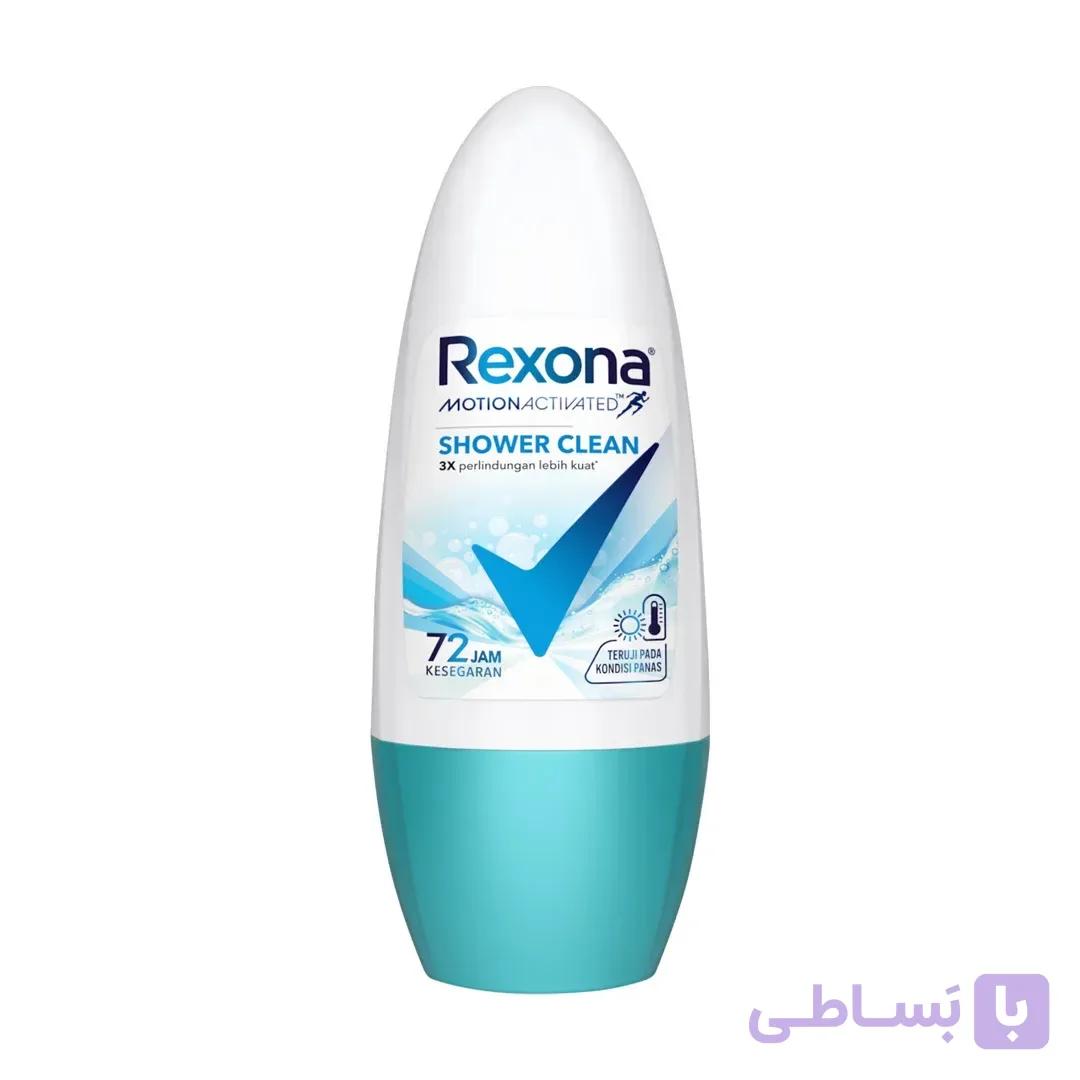 مام رول زنانه رکسونا ضدتعریق 72ساعته رایحه SHOWER Clean - فروشگاه اینترنتی مری شاپ