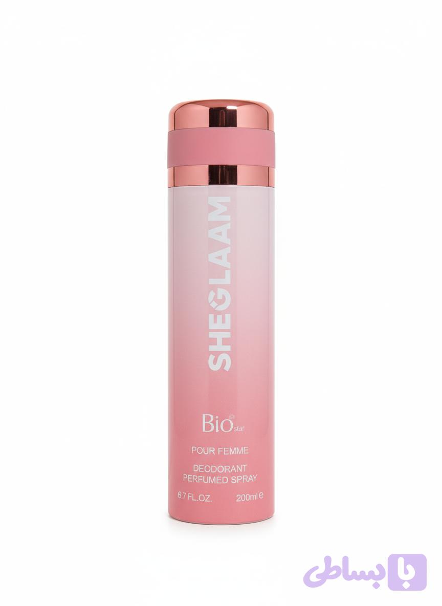 اسپری خوشبوکننده بدن بانوان bio star (بیو استار)