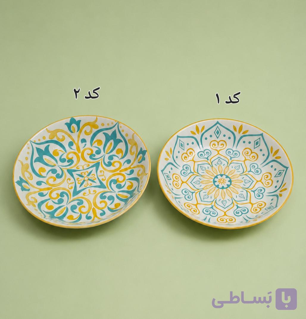 کاسه سرامیکی طرح‌دار سنتی — تصویر 1