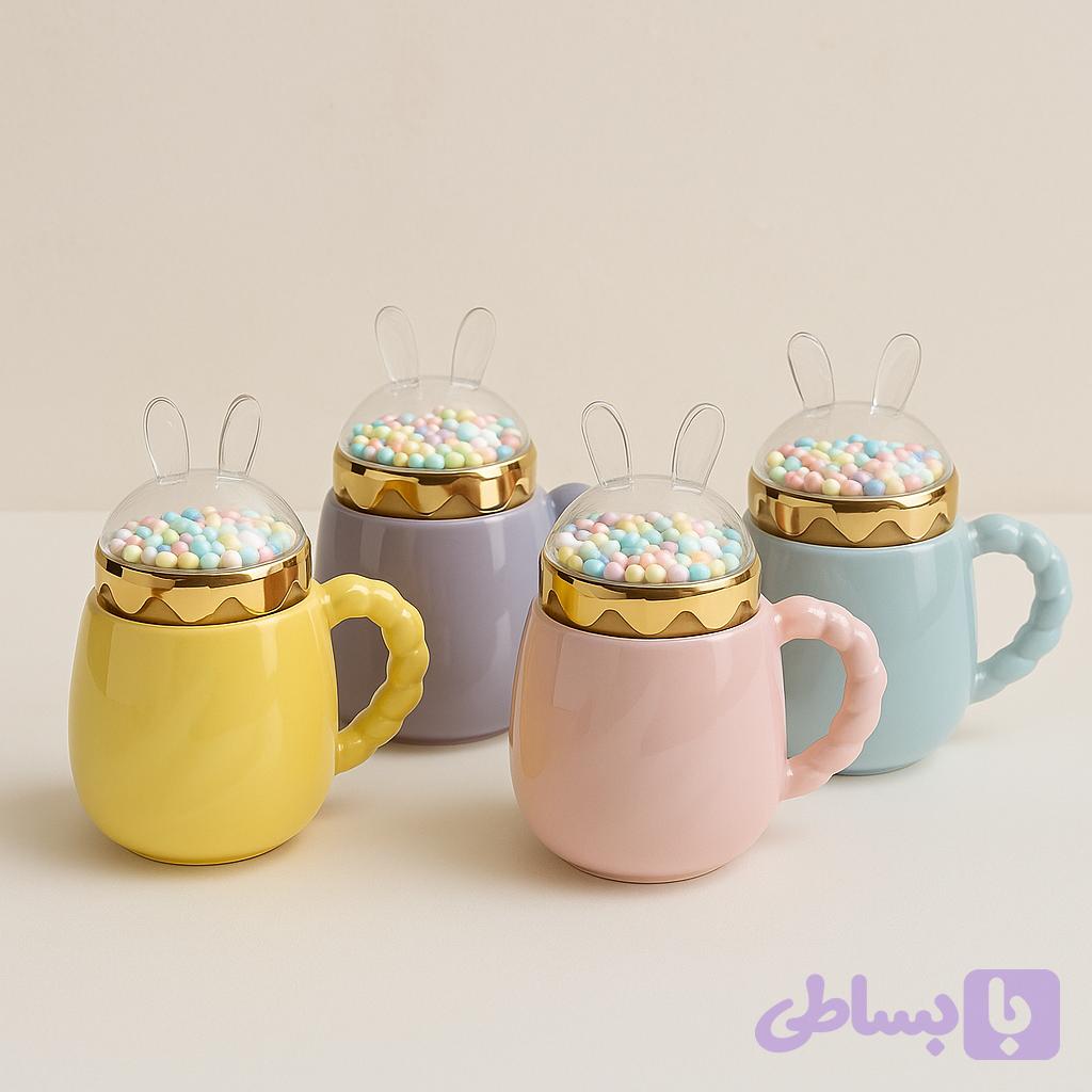 ماگ سرامیکی برفکی — تصویر 1